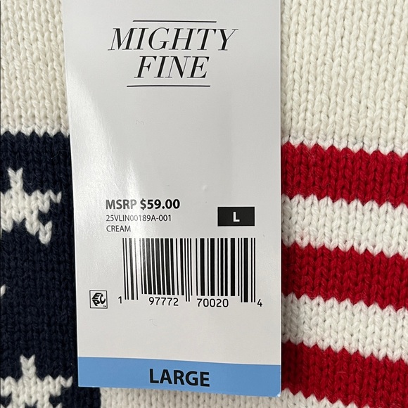 Ivory Sweater with Flag Motif - Picture 5 of 8